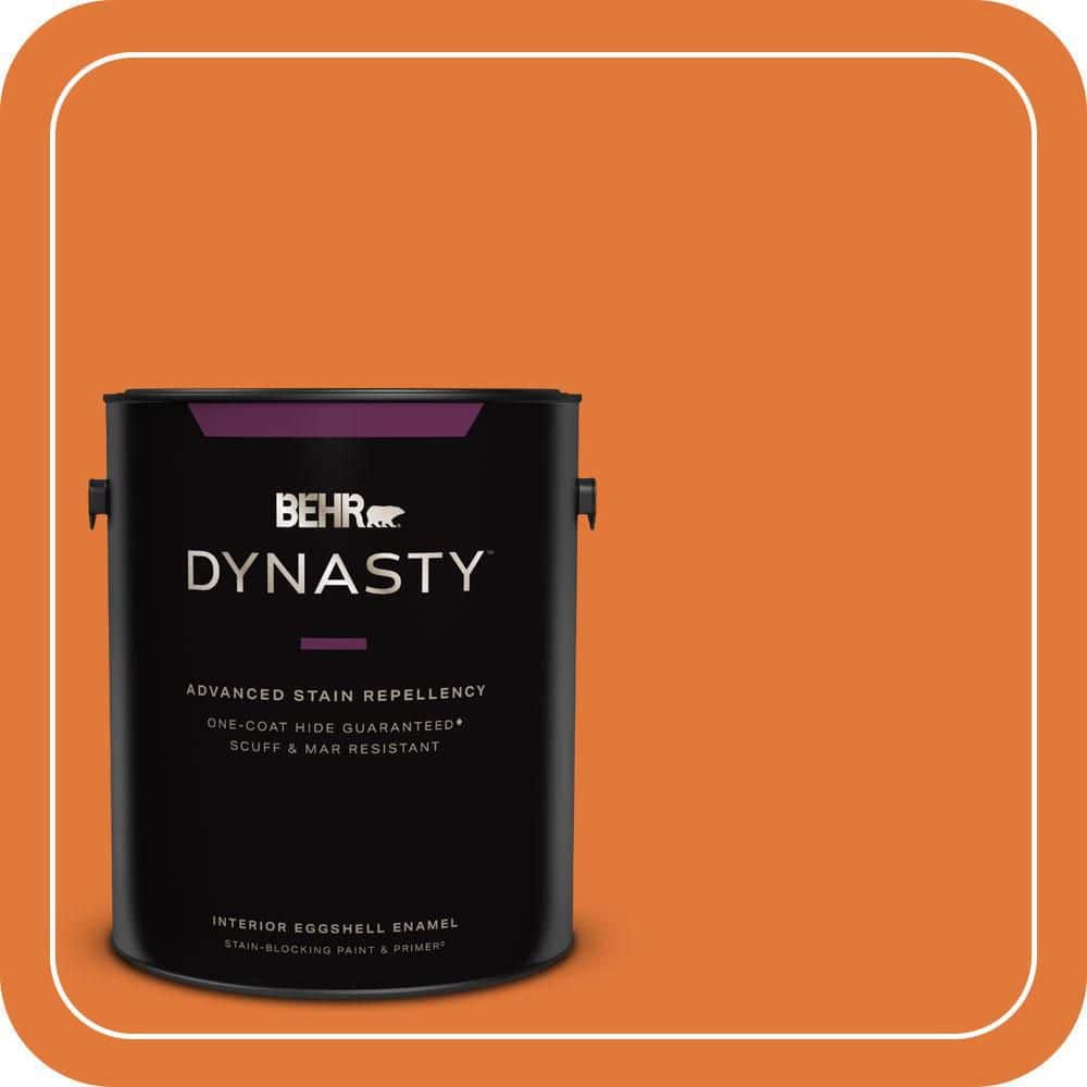 1 gal. #S-G-260 Citrus Blast Eggshell Enamel Interior Stain-Blocking Paint & Primer price history on PriceWatchPro