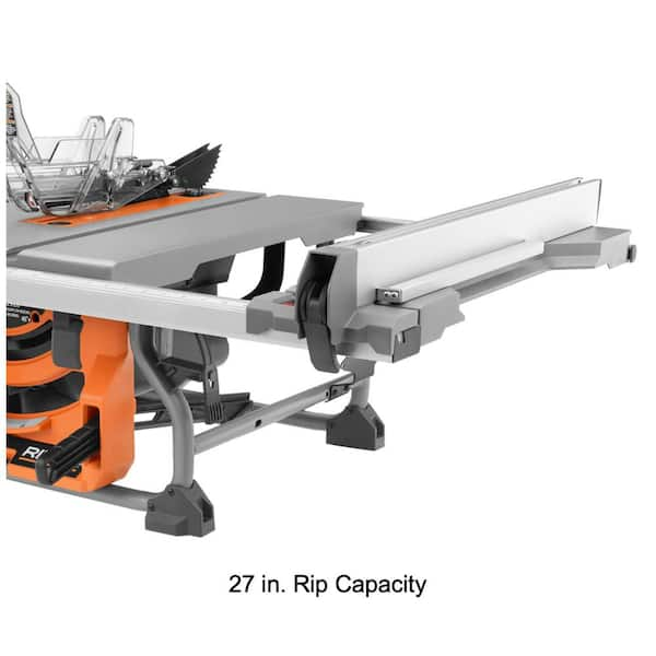 MAXIMUM 15 Amp Jobsite Table Saw with Rolling Stand, 10-in