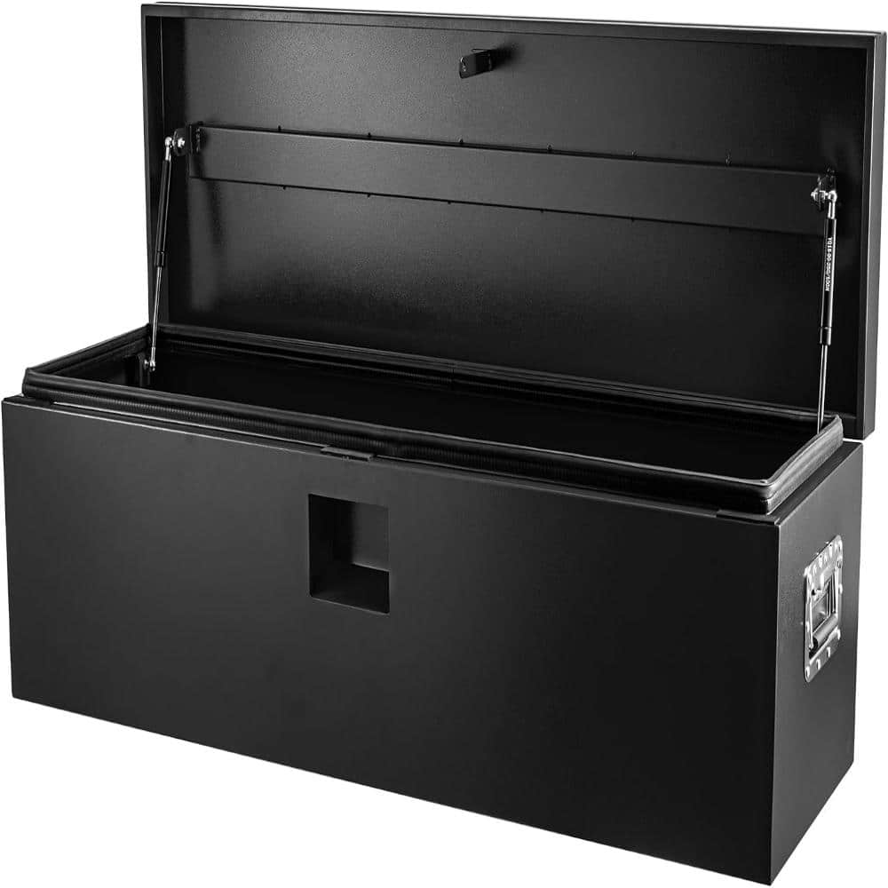 24 in. Trailer Tongue Box & Truck Tool Box, Heavy Duty Storage Chest in Black price history on PriceWatchPro