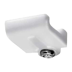 Disk Lighting White Polycarbonate Wire Mounting Hardware Clip