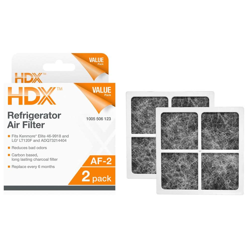 HDX AF-2 Refrigerator Air Filter Fits LG LT120F (Value Pack) 107106 - The  Home Depot