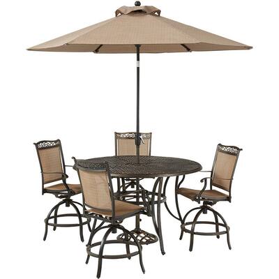 Oval Bronze Patio Dining Sets Furniture The Home Depot Oval Bronze Patio Dining Sets, Beachmont Outdoor Patio Furniture