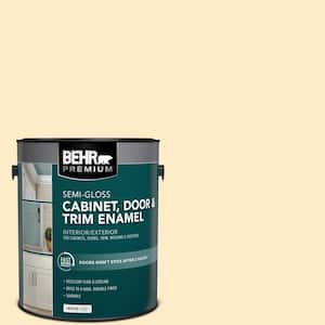 1 gal. #M290-2 Frittata Semi-Gloss Enamel Interior/Exterior Cabinet, Door & Trim Paint
