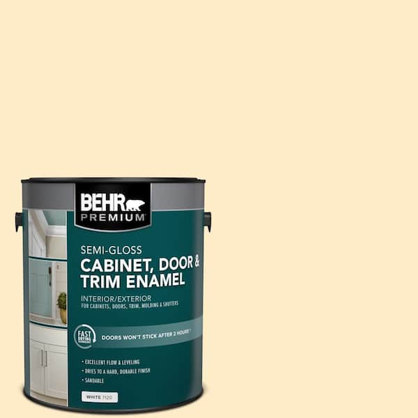 BEHR PREMIUM 1 gal. #M290-2 Frittata Semi-Gloss Enamel Interior/Exterior Cabinet, Door & Trim Paint