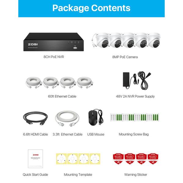 dahua poe camera system