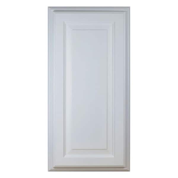 WG Wood Products Bloomfield 15.5 in. W x 25.5 in. H x 3.5 D White Enamel Solid Wood Recessed Medicine Cabinet without Mirror