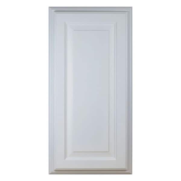 WG Wood Products Bloomfield 15.5 in. W x 31.5 in. H x 3.5 D White Enamel Solid Wood Recessed Medicine Cabinet without Mirror