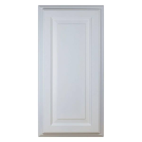 WG Wood Products Bloomfield 15.5 in. W x 37.5 in. H x 3.5 D White Enamel Solid Wood Recessed Medicine Cabinet without Mirror