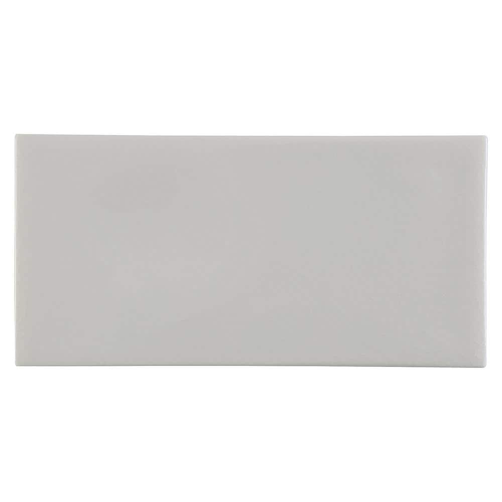 Delphi Blanco White 4.33 in. x 0.51 in. Polished Glass Subway Wall Tile Sample price history on PriceWatchPro