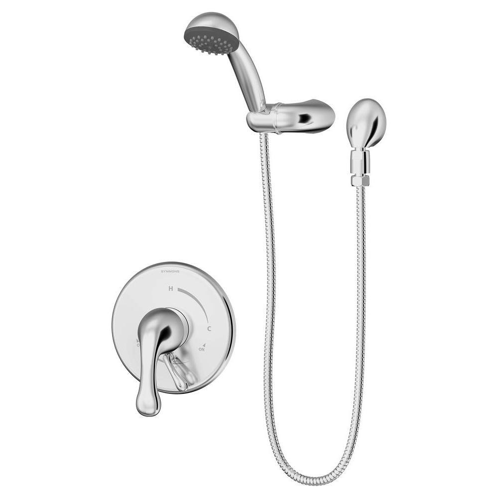 Symmons 1-spray 2.8 In. Single Wall Mount Handheld Shower Head In 