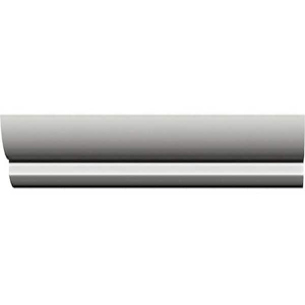 Ekena Millwork 3/8 in. x 1/2 in. x 96 in. Bead Moulding, PVC (20-Pack)