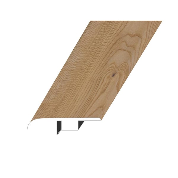 null MERAKI Demure Natural 0.6 in. Thick x 1.4 in. W x 94.5 in. L SPC Vinyl End Cap Molding