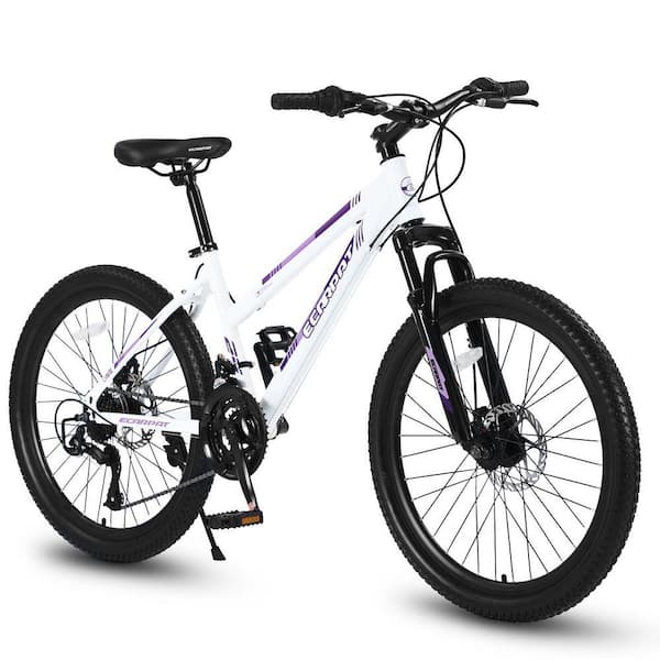 Tenleaf 24 in. Steel Frame Mountain Bike Shimano 21 Speeds Bicycle
