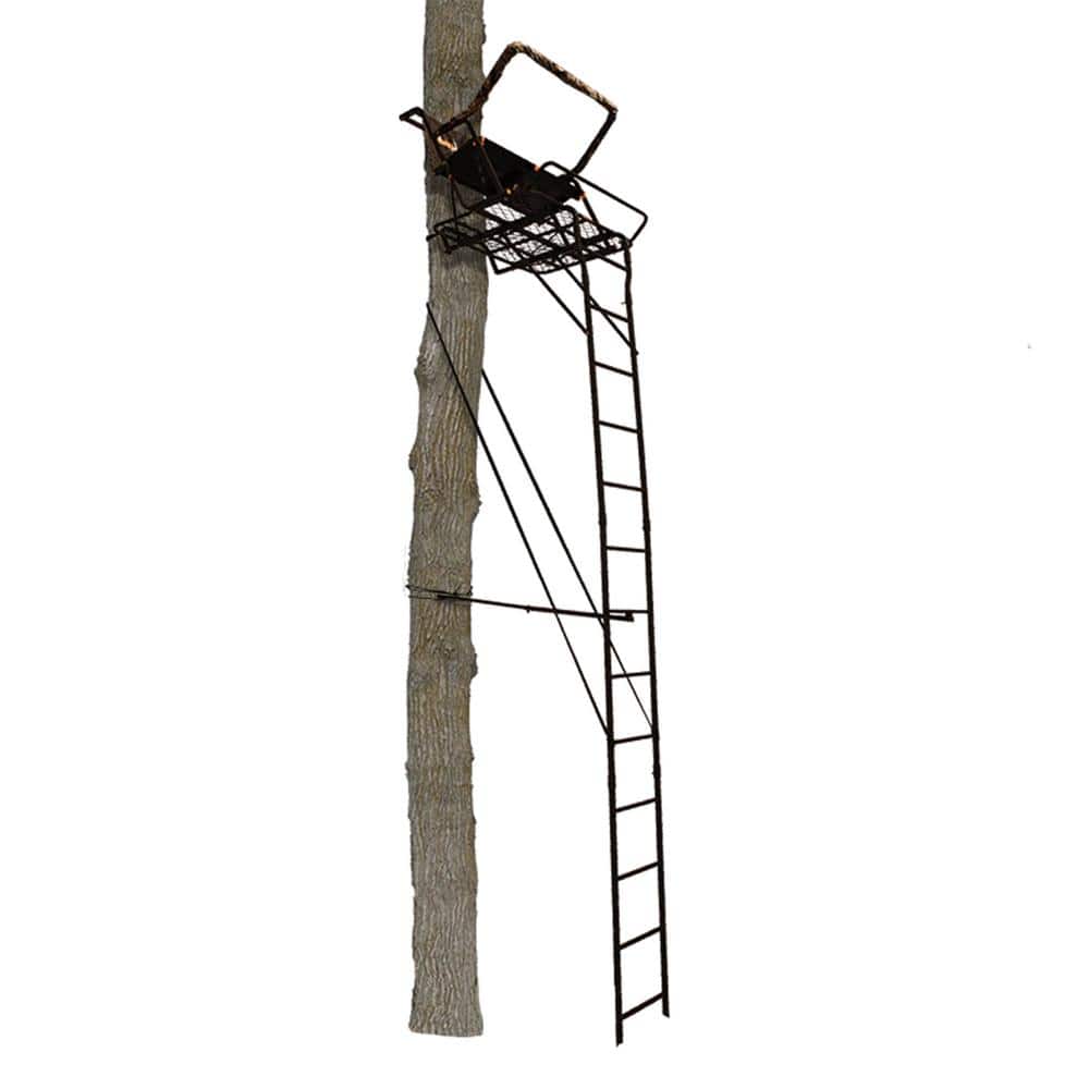 Muddy Partner 17 ft. Outdoor 2 Person Hunting Deer Ladder Tree Stand MUDMLS2300 The Home Depot