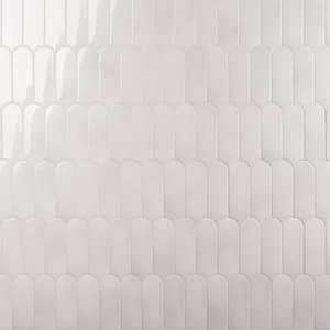 Aerial Mist Gray 2.83 in. x 7.67 in. Polished Ceramic Wall Tile (5.15 sq. ft./Case)