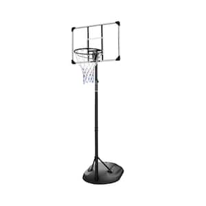 7.5 ft. to 9.2 ft. Height Adjustable Portable Outdoor Basketball Hoop Stand with 32 in. Backboard and Wheels