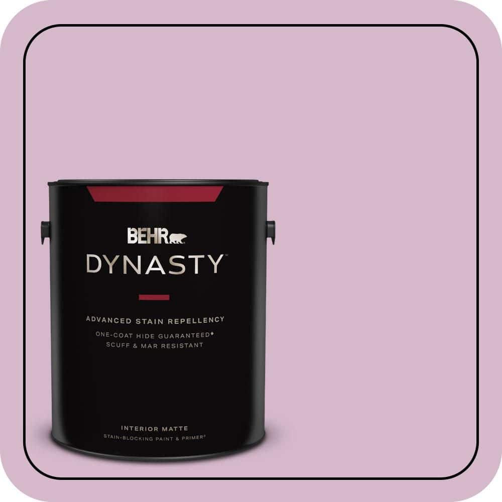 1 gal. #680D-4 Velvet Slipper Matte Interior Stain-Blocking Paint & Primer