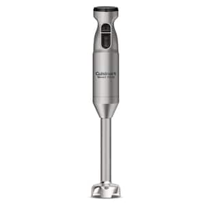 GE 2-Speed Stainless Steel Immersion Hand Blender with Whisk, Blending, and  Chopping Jar Attachments G8H1AASSPSS - The Home Depot