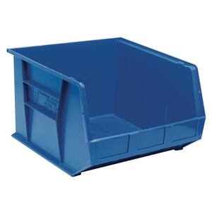 Ultra Series Stack and Hang 11 Gal. Storage Bin in Blue (3-CT)