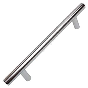 5 in. Center-to-Center Polished Chrome Finish Solid Handle Bar Pulls (10-Pack)