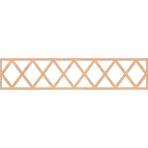 Wolford Fretwork 0.25 in. D x 46.75 in. W x 10 in. L Hickory Wood Panel Moulding