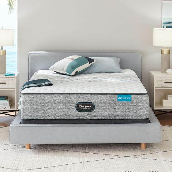 Beautyrest Carbon Series Extra Firm 13.5 in. Mattress Low Profile Foundation Set