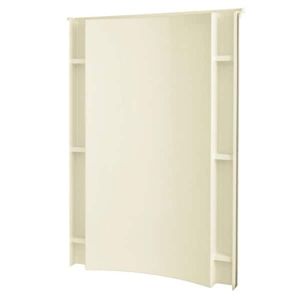 STERLING Accord 1-1/4 in. x 48 in. x 77 in. 1-piece Direct-to-Stud Shower Back Wall in Biscuit