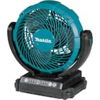 Makita スタンドファン 青 持ち手付き Makita 18V LXT Lithium-Ion Cordless 7-1/8 in. Fan (Tool-Only