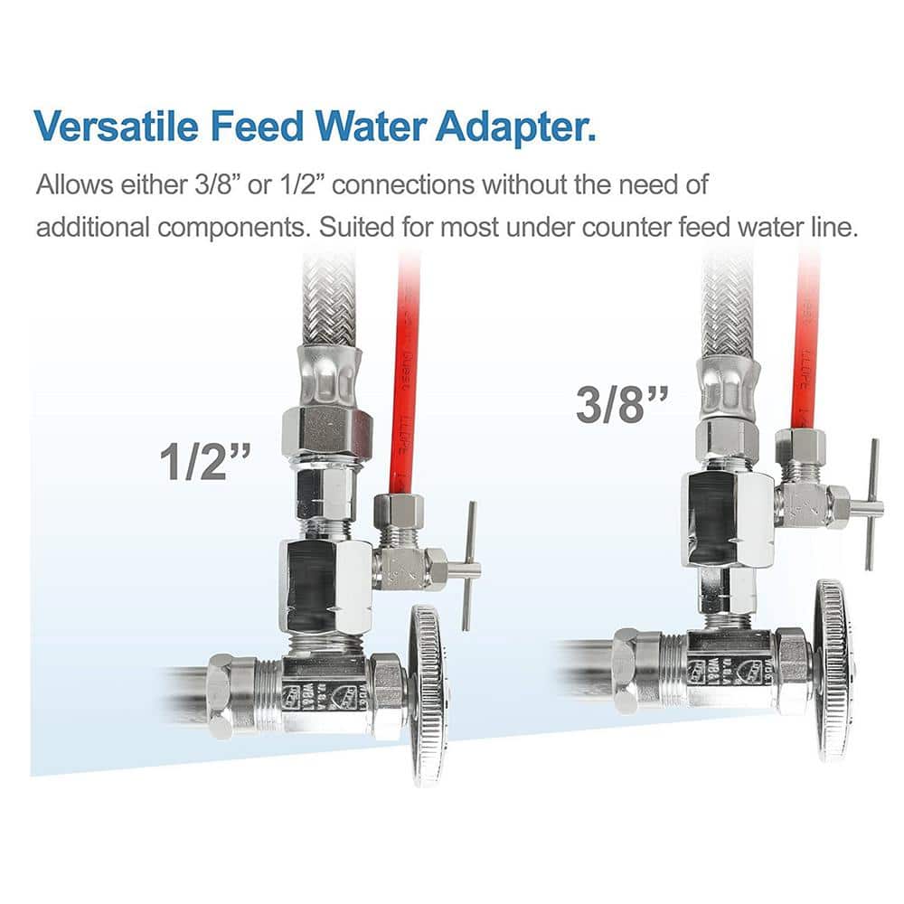 APEC RO-90 High Flow White Reverse Osmosis Water Filter System