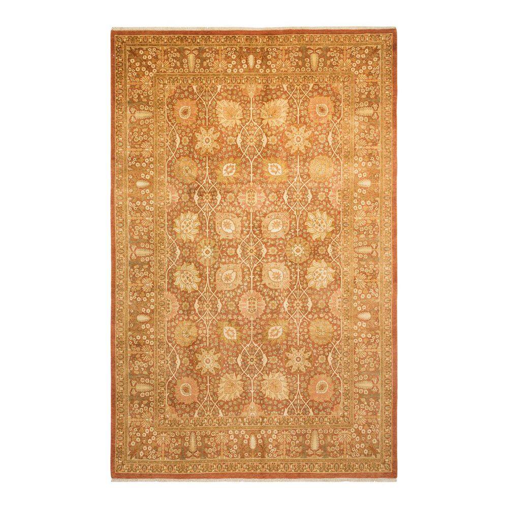 Mogul 6 ft. x 9 ft. Brown Oriental Wool Indoor Area Rug price history on PriceWatchPro