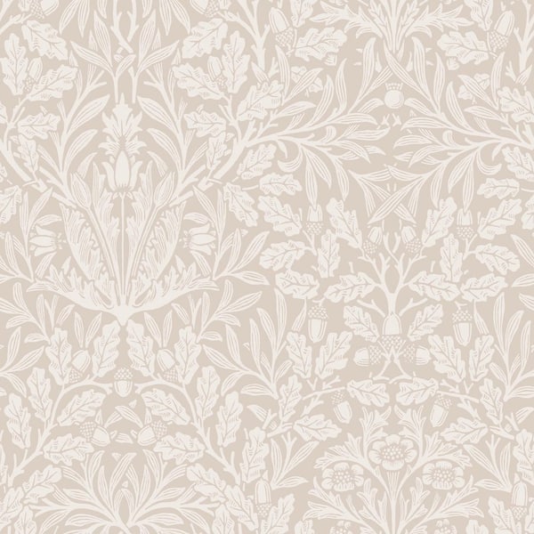 William Morris at Home Acorn Hessian Wallpaper