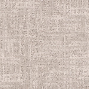 8 in. x 8 in. Pattern Carpet Sample - Tailored -Color Alabaster
