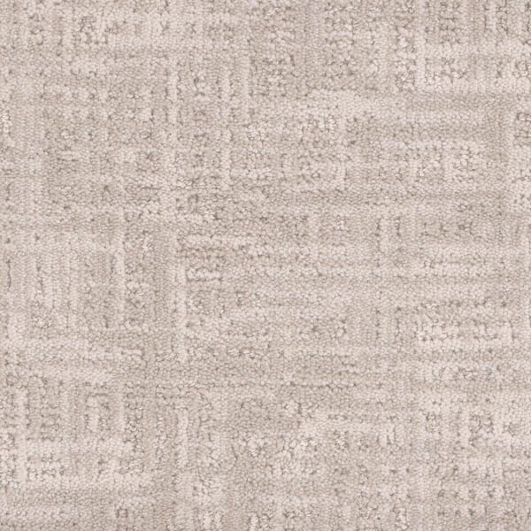 Home Decorators Collection Tailored - Alabaster - Beige 38 oz. SD Polyester Pattern Installed Carpet