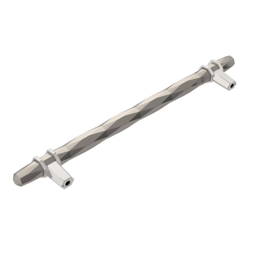 Brushed Nickel Modern Cabinet Bar Pull with Mounting Hardware