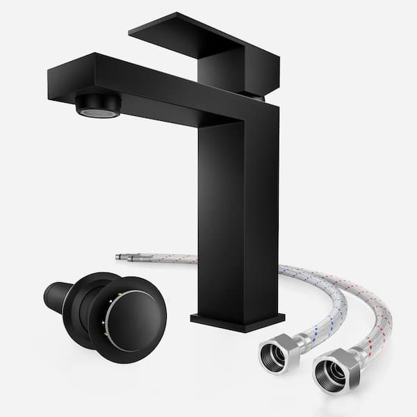 2-Handles 8 in. 3-Hole Matte Black Widespread Bathroom Faucet, Basin Sink Faucet