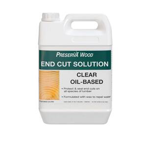 1 gal. End Cut Solution Clear Oil Based End Cut Exterior Wood Sealer