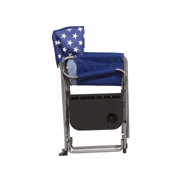 Kamp-Rite Director's Chair Camping Folding with Side Table, USA