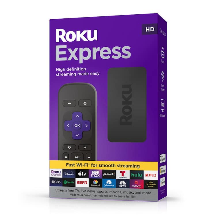 Roku Express (New, 2022) HD Streaming Device with Simple Remote