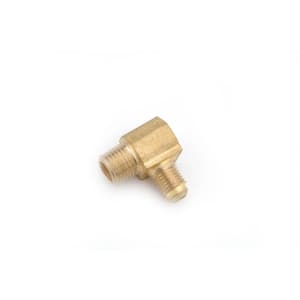 1/2 in. Flare x 1/2 in. MIP Brass Elbow (10-Bag)