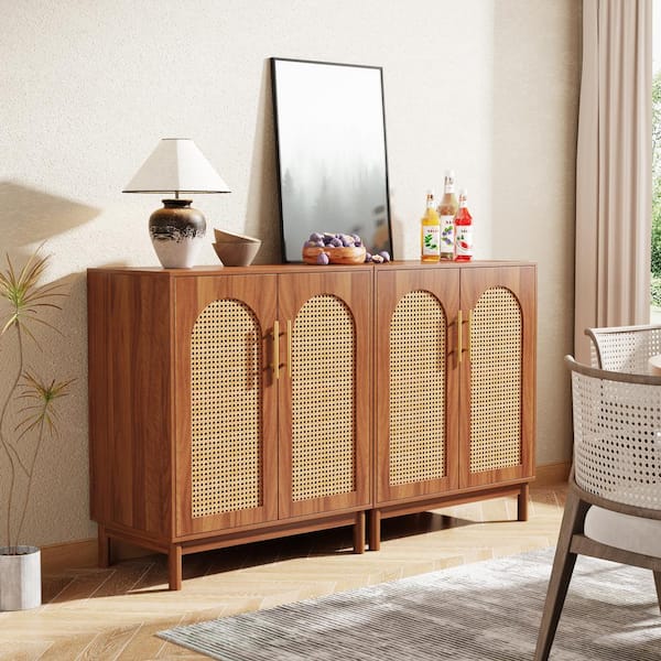 TRIBESIGNS WAY TO ORIGIN Alan Brown Wood 59 in. Sideboard Buffet