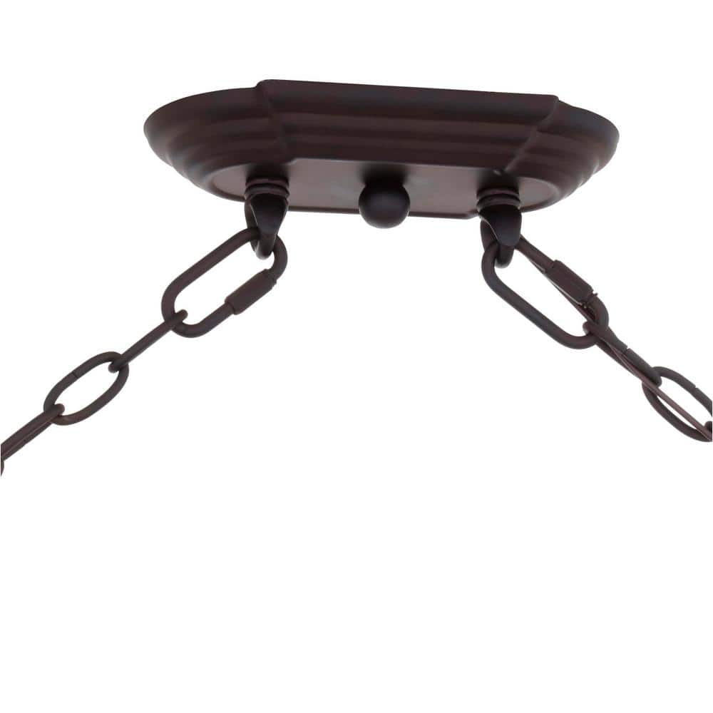 Hammerfest Antique Bronze 3-Light Metal Pot Rack