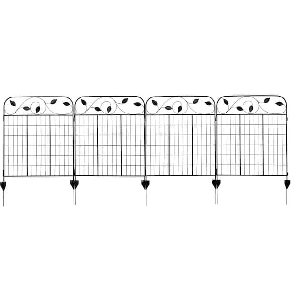 Sunnydaze Sunnydaze 36 in. 4-Piece Decorative Garden Fence