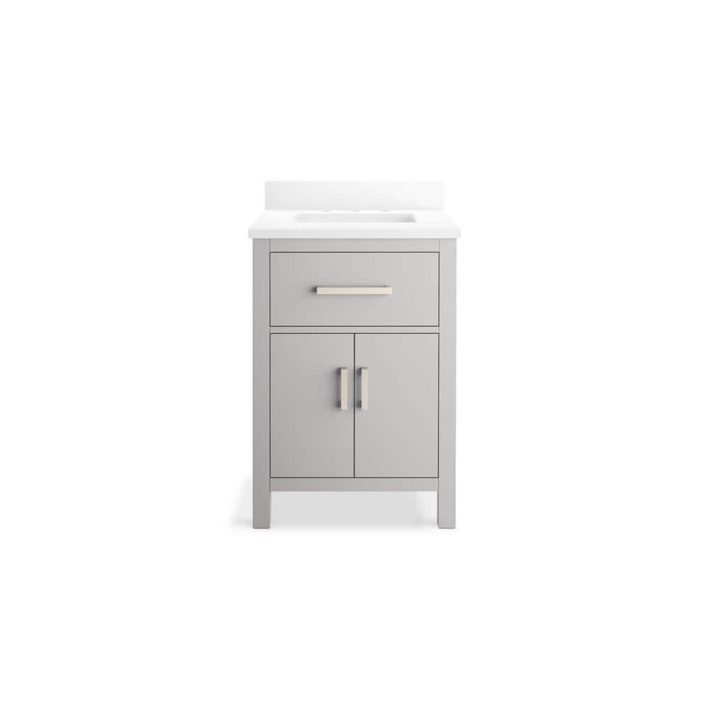 Kresla 24" Atmos Grey Bathroom Vanity with Quartz Top