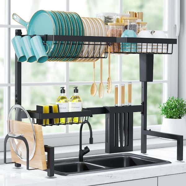 Ubuy Kitchenaid Dish Drying Rack Black Numhew 30 To W Adjustable