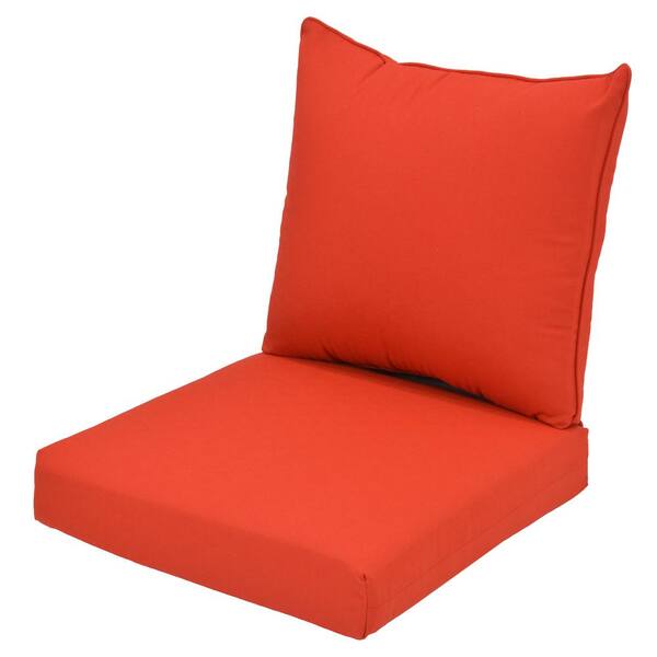 Plantation Patterns, LLC CushionGuard Ruby 2-Piece Deep Seating Outdoor Lounge Chair Cushion