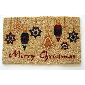 Matterly®️Holiday Snowflake Low Profile Doormat