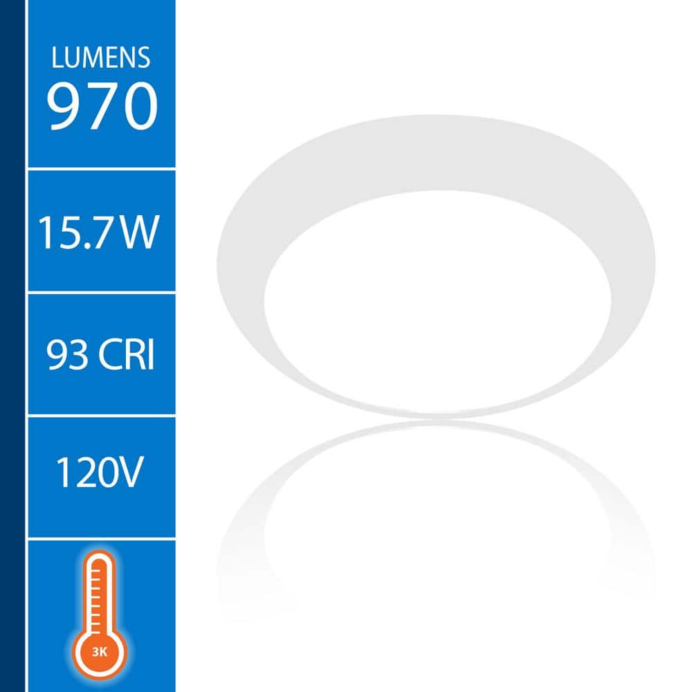White Round Steel LED Indoor/Outdoor Downlight