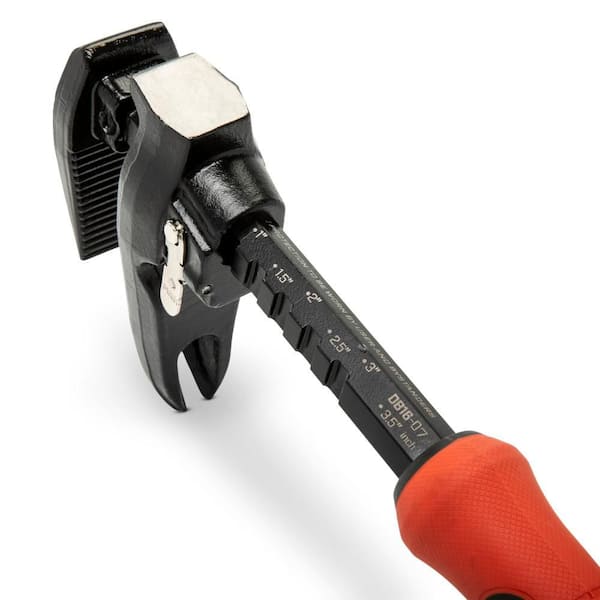 Crescent 16 in. Adjustable Board Bending Pry Bar with Nail Puller