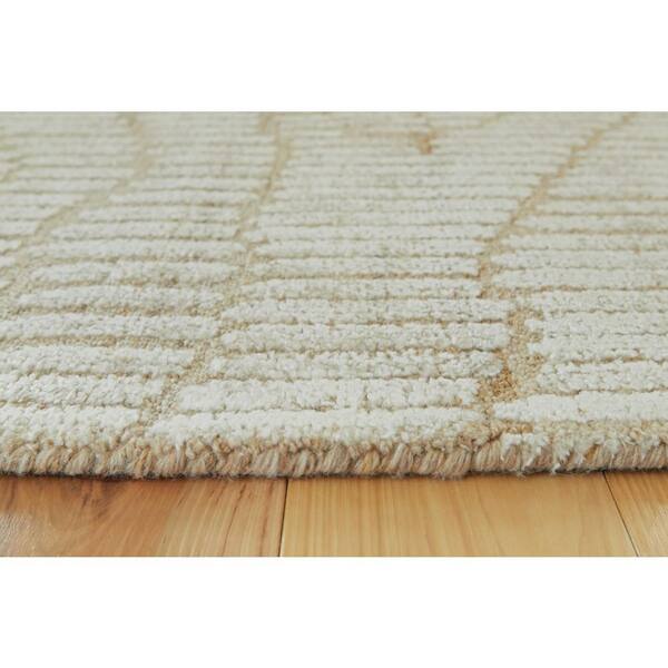 Jaseena 8 ft. x 10 ft. Beige/Brown Abstract Area Rug