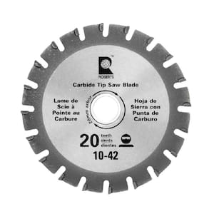 4.25 in. 20-Tooth Carbide Tip Jamb Saw Replacement Blade